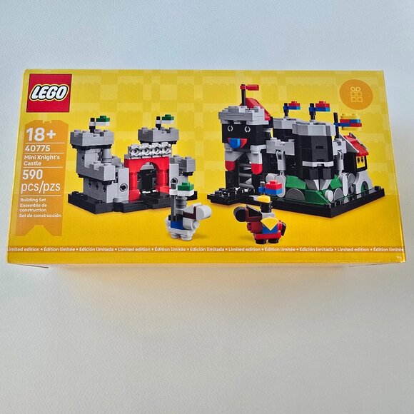 LEGO Mini Knight's Castle (40775) - Limited Edition - New, perfect condition box - Picture 1 of 8